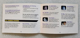 Narc NES Nintendo Manual Instruction Booklet Authentic Acclaim Vintage Retro