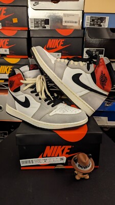 Size 9.5 - Jordan 1 Retro High OG Smoke Grey 2020 custom union look