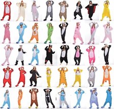 Unisex Adult Kids Animal Onsie9Kigurumi PyjamasFancy Dress Onesie19 Sleepwear TX