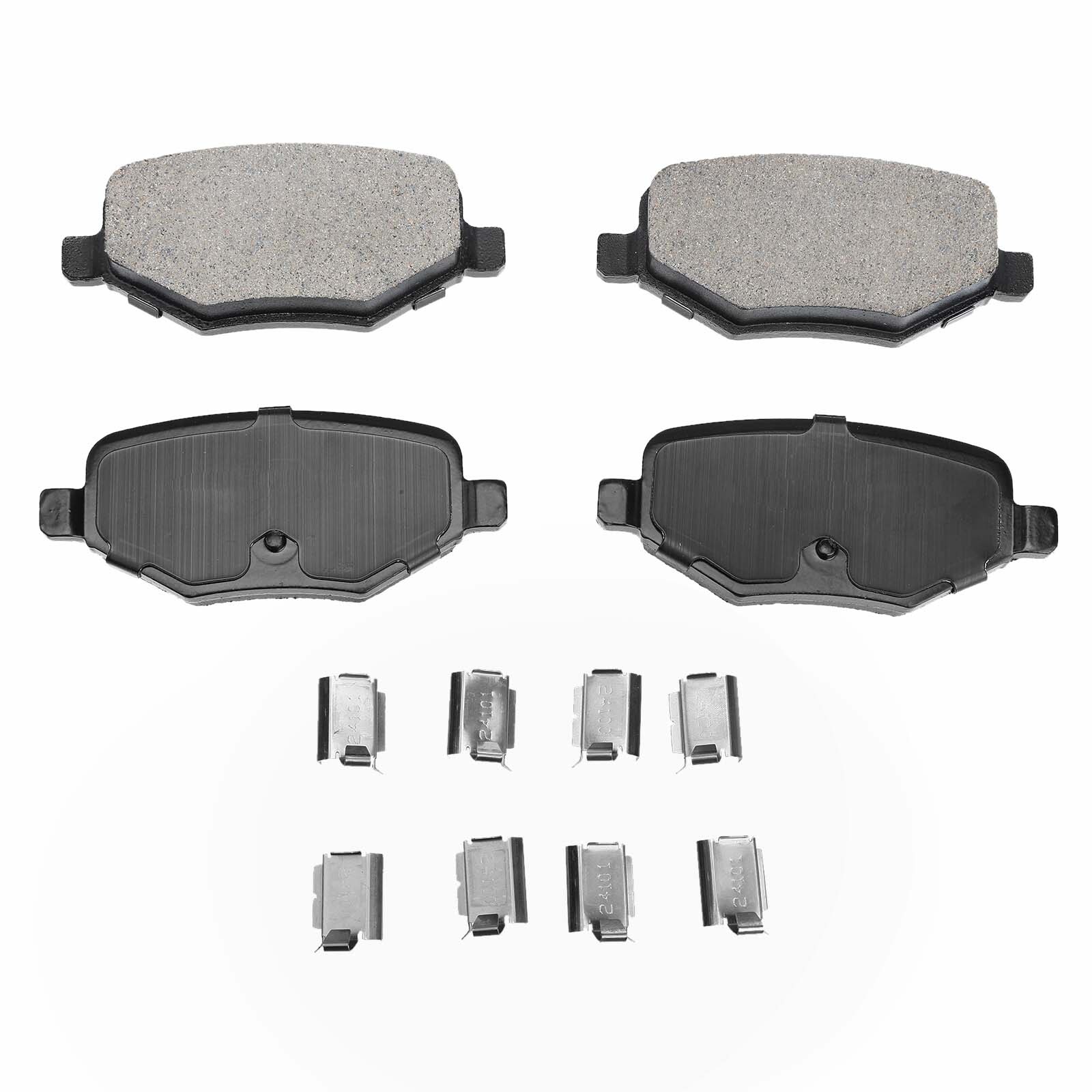 Rear Disc Brake Rotors & Ceramic Brake Pads for Ford Explorer Taurus