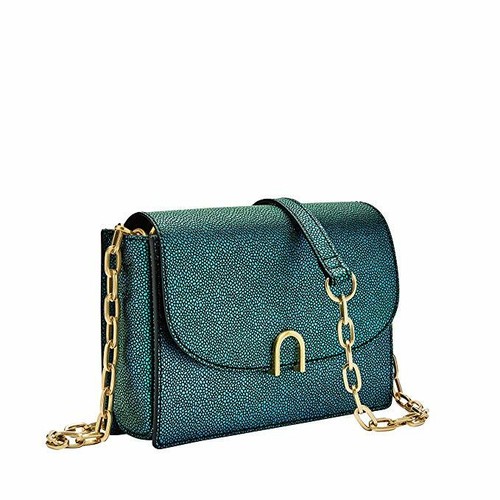 FOSSIL RONNIE PEACOCK GREEN IRIDESCENT 