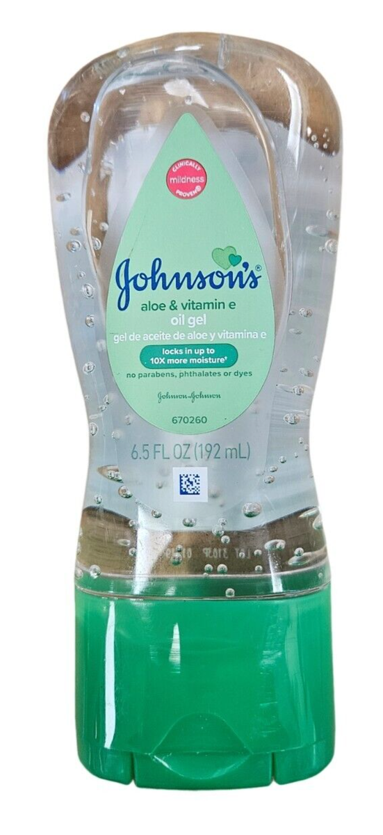 Johnsons Baby Oil GEL w/ Aloe Vera & Vit E 6.5oz - For Adults Too!