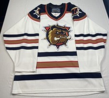 Vintage Hamilton Bulldogs SP AHL Hockey Jersey Edmonton Oilers Affiliate Sz M