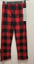 NWT Calvin Klein Boys Elastic Waistband Flannel Sleepwear Pajama Pant 7/8
