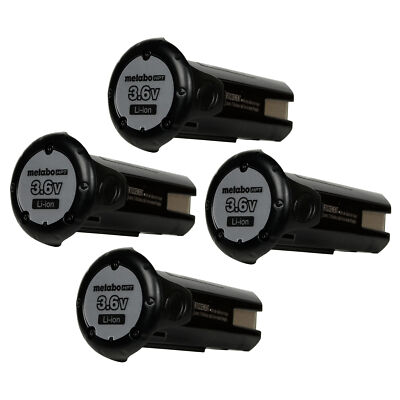 Metabo HPT/Hitachi EBM315 3.6V Li-Ion HXP Battery For DB3DL2 UC3SML (4-Pack)