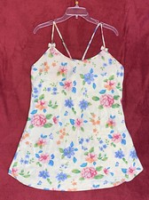 Beautiful Women s Short Nightgown Floral Bali Studio Collection L Satin Feel