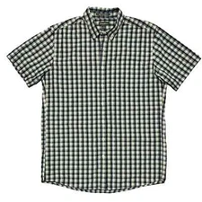 Eddie Bauer Men’s Wrinkle Free Classic Fit Short Sleeve Button Down Shirt LT