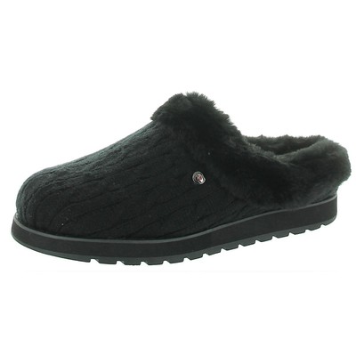BOBS From Skechers Womens Keepsakes Ice Angel Black Clogs 5.5 Wide (C,D,W) 6701