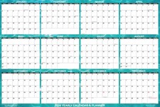SwiftGlimpse 2026 Wall Calendar, 24" x 36" Designer Series, Large, Erasable, ...