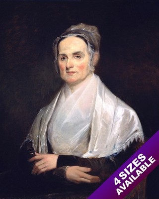 QUAKER LUCRETIA MOTT US ABOLITIONIST OIL PAINTING ART REAL CANVAS GICLEE PRINT