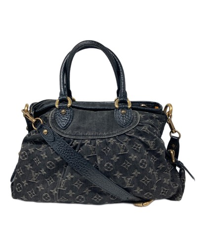 Louis Vuitton 2-Way MM M95351 Coated Canvas Noir Bag Monogram Women's #TFB16837