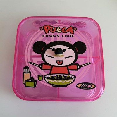 Vintage Y2K Pink Pucca Funny Love Container jewelry Box organizer