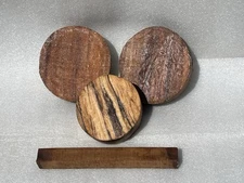 Spalted Maple and Sycamore Turning Wood Bowl Blanks Osage Orange Spindle DRY WAX