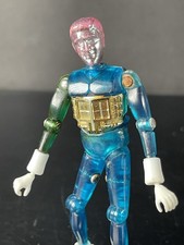 1970s Mego Micronauts Time Traveler Figure Blue Body Green Arm Vintage
