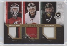 2007-08 The Cup Trios Jerseys 4/10 Martin Brodeur Marty Turco Patch HOF 4p5