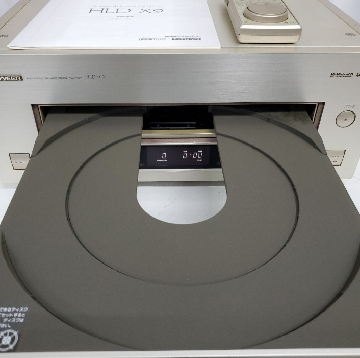 Pioneer HLD-X9 Hi-Vision MUSE LaserDisc Player Japan 100V Rare See Description