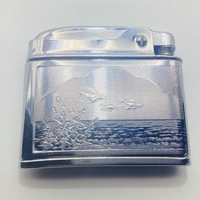 Vintage Mosda Streamline Petrol Cigarette Lighter.untested Nice Picture On Front