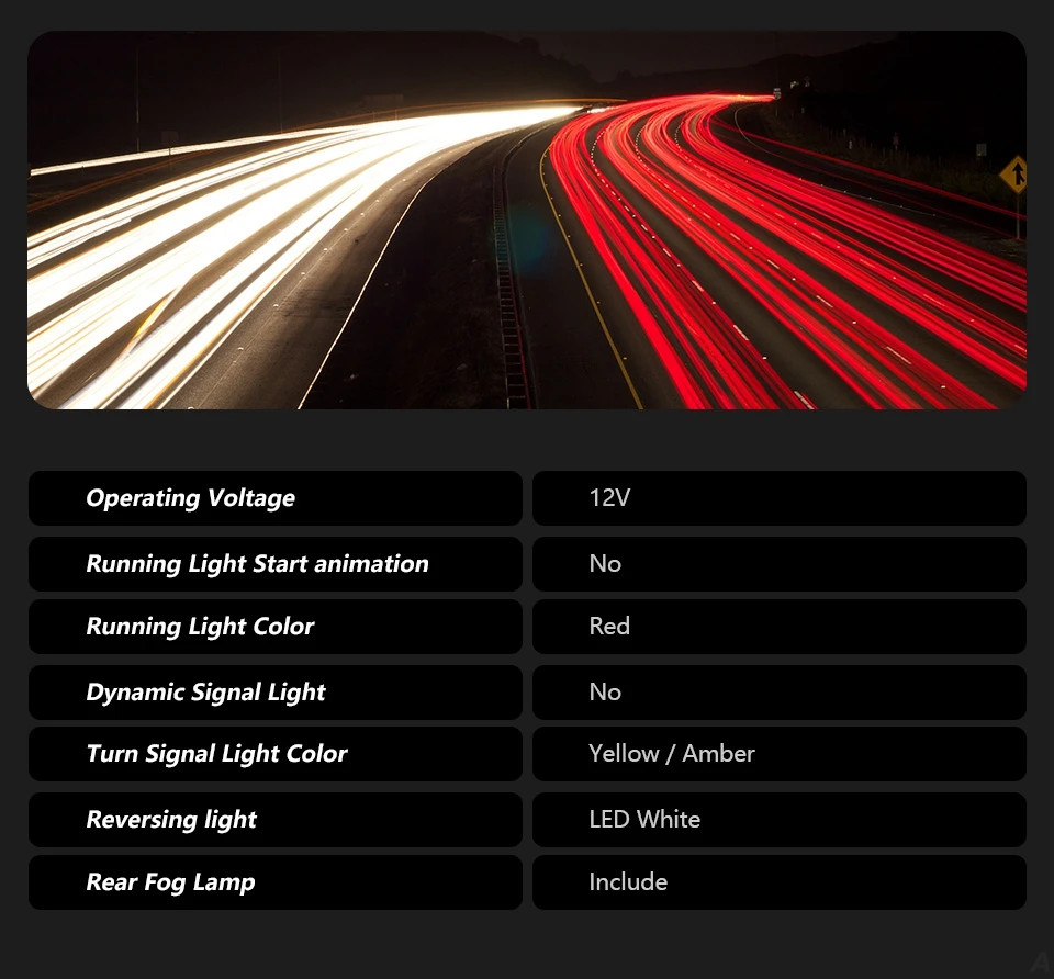 Maserati Ghibli 2014-2022 REAR Daytime running light
