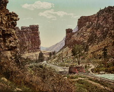 Detroit Publishing Co, William Henry Jackson, price canyon utah vintage photochr