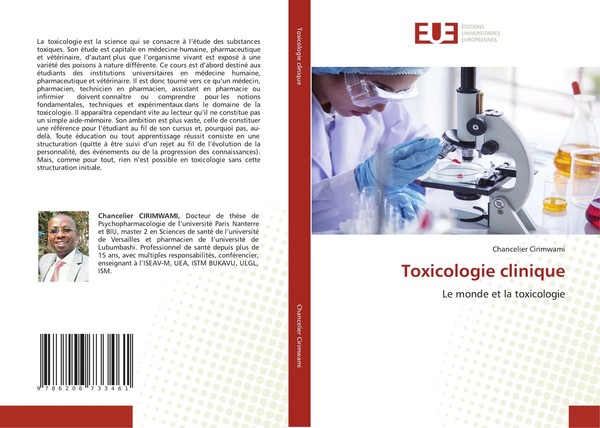 Toxicologie Clinique Le Monde Et La Toxicologie Chancelier Cirimwami Taschenbuch-image
