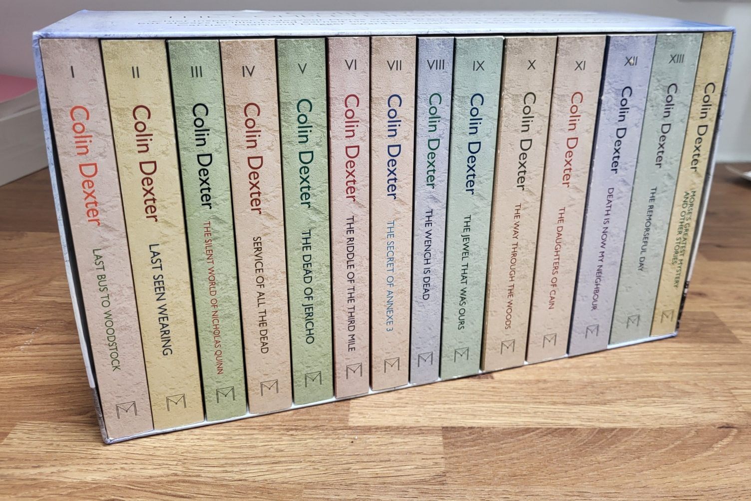Inspector Morse Books Box Set Complete Collection Crime Fiction Colin Dexter