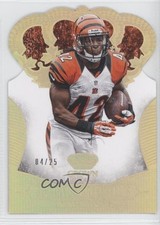 2013 Panini Crown Royale Gold Holo Die-Cut 4/25 BenJarvus Green-Ellis #14 0f8