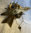 Vintage Jan Michaels Worlds Fair Replica 3D Plane Space Orbit Pin Brooch Bon2-7