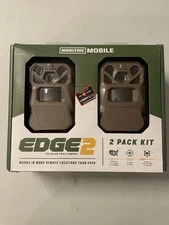 Moultrie Mobile Edge 2 36MP Cellular Trail Camera 2 Pack Kit Brown MMC-14124