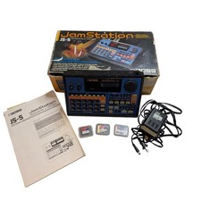 Boss JS-5 JamStation Backing Machine MIDI Box Manual Adapter 3 SmartMedia Cards