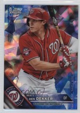 2016 Topps Box Set Chrome Sapphire Edition /250 Matt Den Dekker #565 2f4