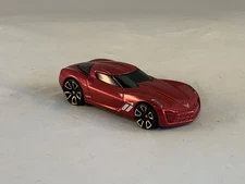 Hot Wheels 2009 Corvette Stingray Concept 2011 Faster Than Ever Red FTE2s