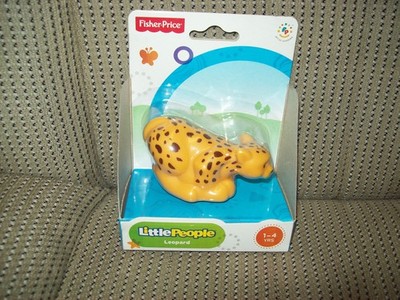 Leopard, Little People 1.5'' Tall and 3.5'' Long Plastic Figure by Fisher-Price