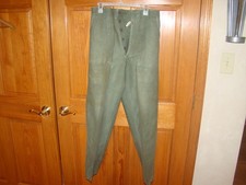 Vtg OG-107 Sateen Pants Mens Military Utility 60s Vietnam See Listing for Size