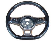 Steering Wheel Black Leather 5gm419091k 15-17 Vw Gti Cover Wear