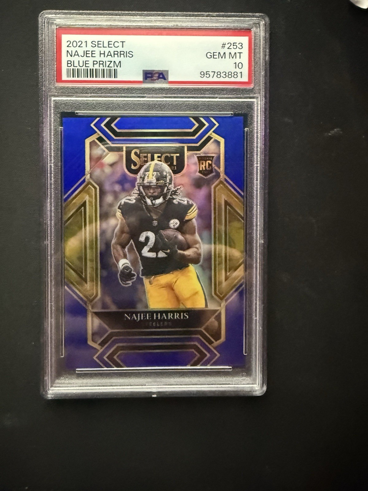 2021 Panini Select - Club Level Najee Harris #253 Blue Prizm /99 (RC)