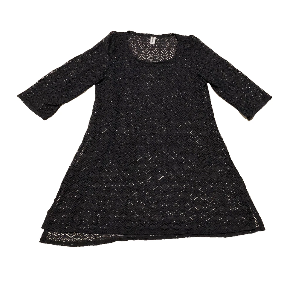 Traje Milagroso Natación Encubrimiento Mujer Grande Elástico Encaje Malla Oscuro Hadas Festival Boho Foto 4 de 4