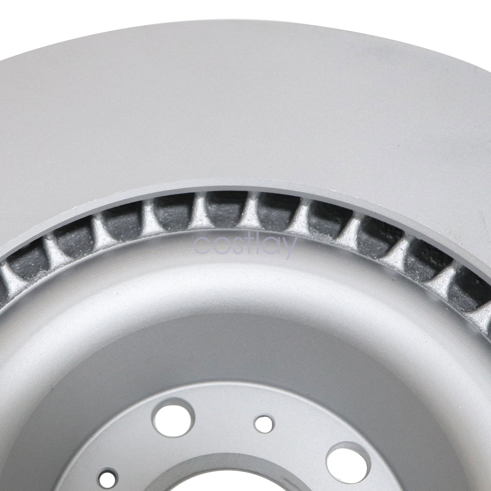 3W0615301B Pair Front Brake Rotors Fits For Bentley GT GTC Flying Spur 2004-2018
