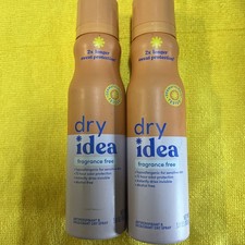 2 Pack Dry Idea Spray Deodorant  Antiperspirant 72-Hr for Sensitive Skin 3.8 oz