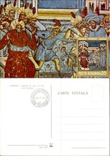 Posta Romana Romania FDC postcard sku179 Voronet St Joan Suceava