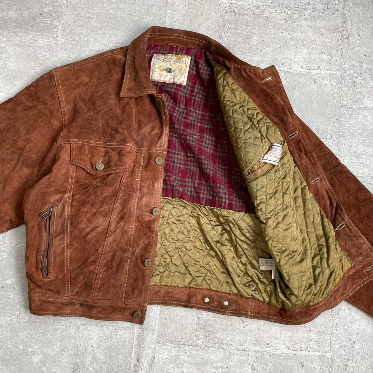 80 90 s vintage suede leather genuine leather tracker jacket 80 90 s vintage suede leather genuine leather tracker jacket