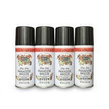 4pk POWER STICK FOR HER PARADISE BREEZE AMBER VANILLA BODY SPRAY DEODORANT 3.5oz