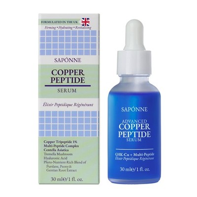 Advanced GHK-Cu Copper Peptide Serum 1% (300mg 30 ml (1er Pack) 