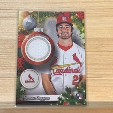 2025 Topps Holiday Thomas Saggese RC Player-Worn Memorabilia PR-TSA Ornament