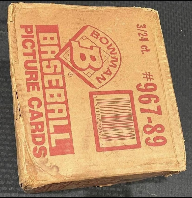 1989 Bowman Baseball Factory Sealed 3 Box Rack Case