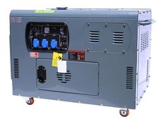 GROUPE ELECTROGENE DIESEL 12 KW BI-CYLINDRE EN V 836CC 230V + 12V VARAN MOTORS