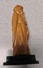  vintage Chinese carved boxwood(??)  figurine of a man. Appro.4.5" tall. READ — photo 7