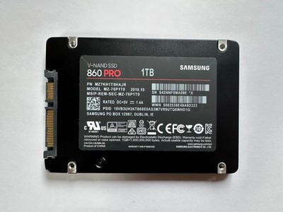 1 TB Samsung SSD, 860 PRO, 2,5 Zoll, SATA III, noch 99%