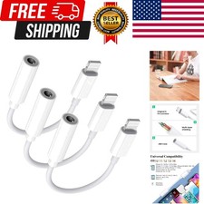 Lightning to 3.5 Mm Headphone Jack Adapter, Apple Mfi Certified 3 Pack Iphone