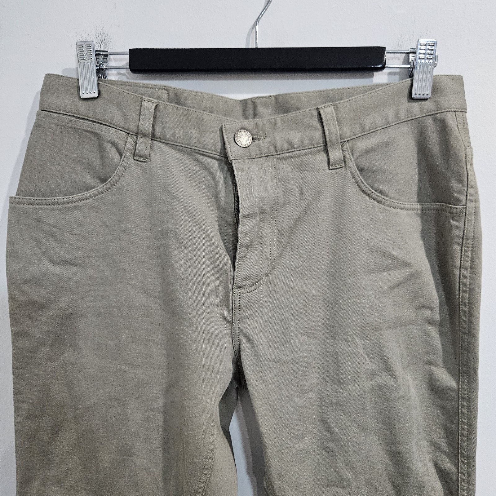 Lacoste Beige Chino Pants W30 L33 Slim Fit Cotton Stretch Zip Fly  thumbnail 3