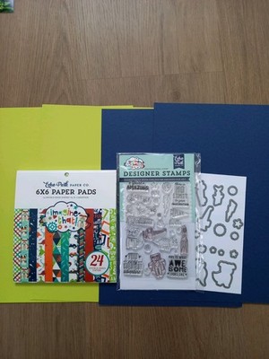 Stempel Stanzschablonen Farbkarton DSP Junge Imagine That Stampin Up Echo Park